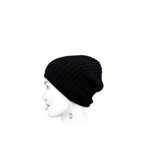 gerecyclede gele muts Headsock in recycled yarn black